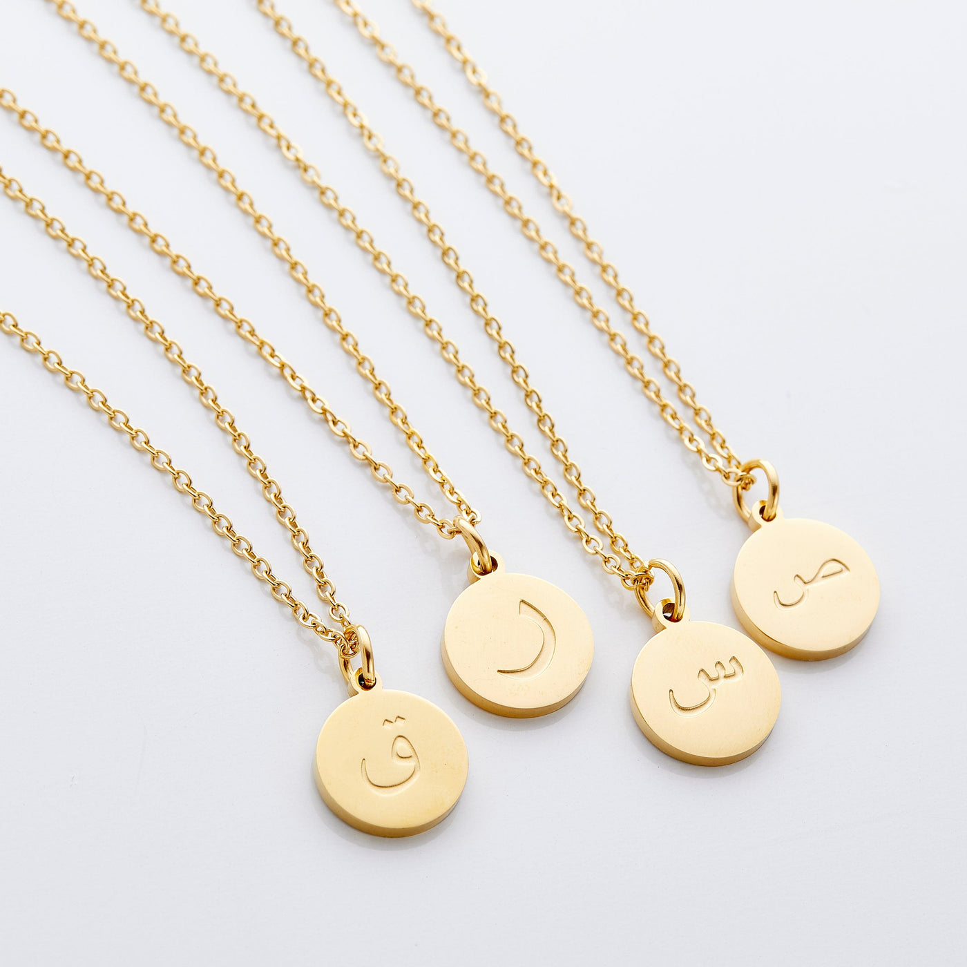 Collier pendentif lettre initiales
