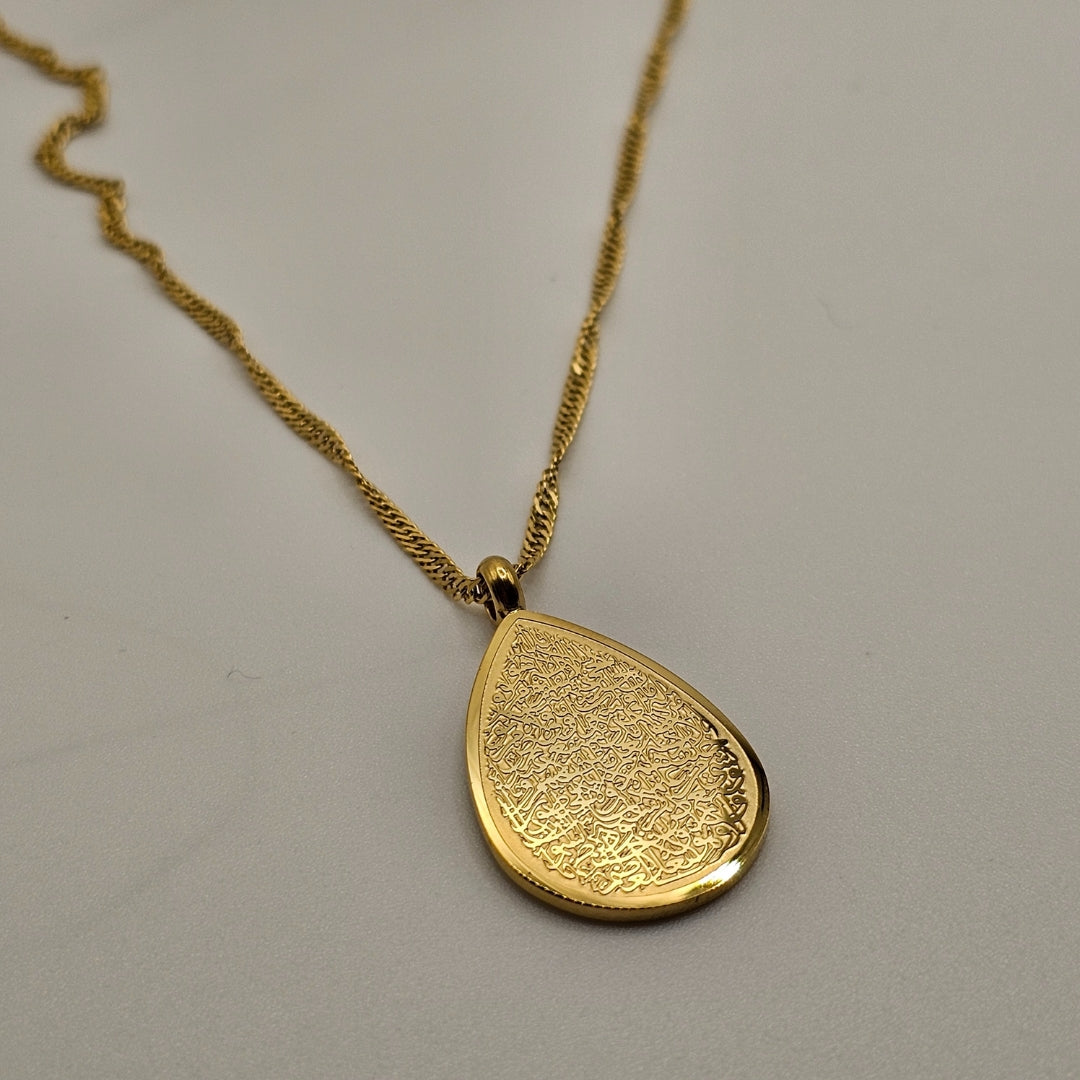 Collier Ayat-al-kursi Goutte