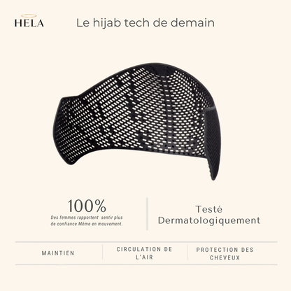 Sous hijab antidérapant et respirant Hela